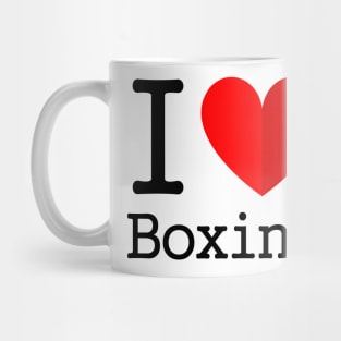 I Love Boxing Mug